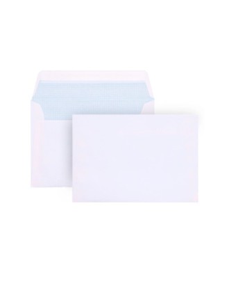Envelope Branco 114x162mm C6 Tira de Silicone