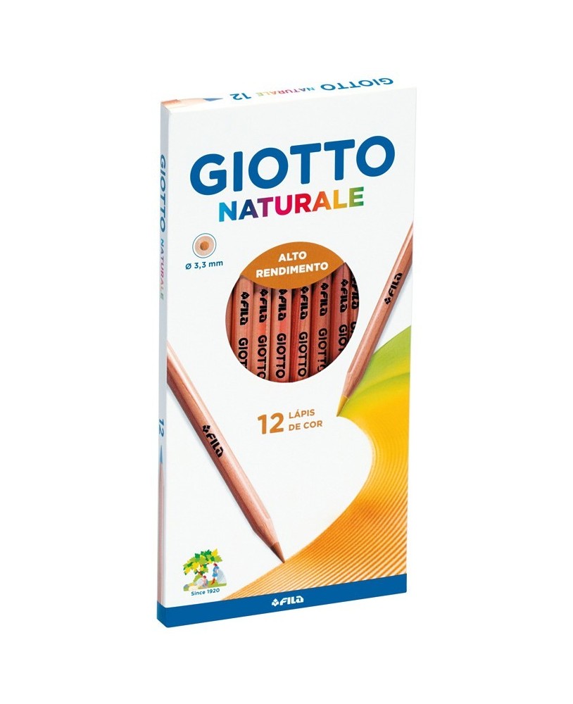 Lápis de Cor Giotto Natural 221200 - Caixa 12 unidades