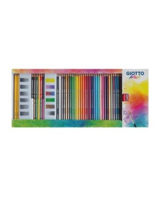 Conjunto de Introdução à Pintura Giotto Artiset - 65 peças