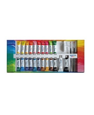 Conjunto de Introdução à Pintura Giotto Artiset - 65 peças