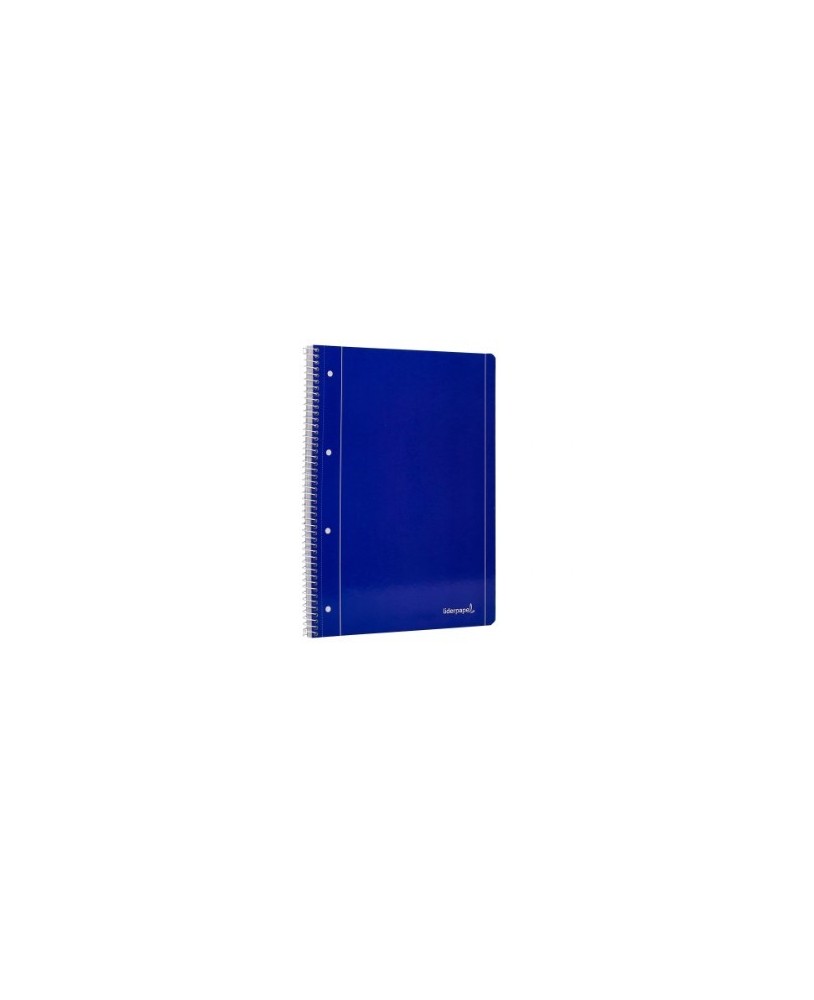 Caderno Espiral Liderpapel Capa Azul Micro 80 Folhas A4 Pautado