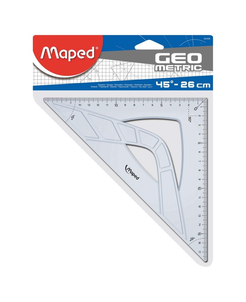 Esquadro Maped Graphic 45°/26cm