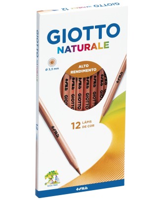 Lápis de Cor Giotto Naturale 12 Unidades