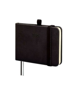 Agenda Finocam Mínimal Textura M0 SW Preto Mini 10,4 X 7,3 cm 2026