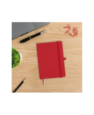 Agenda Finocam Mínimal Textura M4 SVH Vermelho 11,8 X 16,8 cm 2026