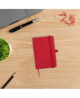 Agenda Finocam Mínimal Textura M2 SVH Vermelho 8,2 X 13 Cm 2026