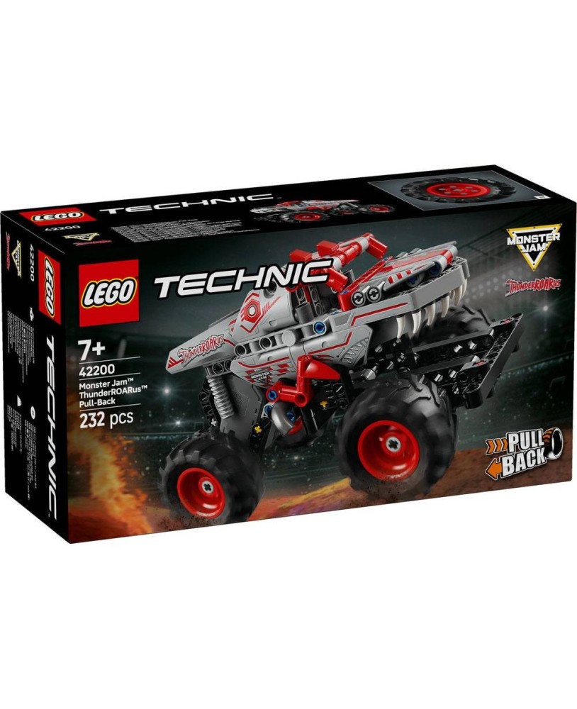 LEGO Technic: Pull-Back Monster Jam ThunderROARus | Idades 7+ | 232 Peças | Item 42200