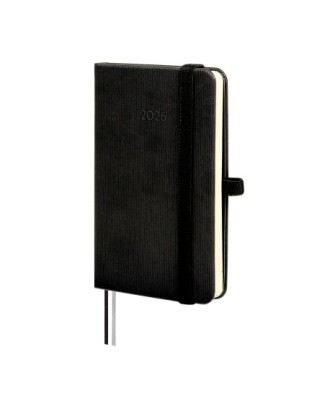 Agenda Finocam Mínimal Textura M2 SVH Preto 8,2X12,7mm 2026