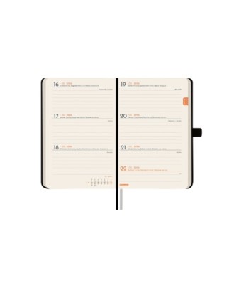 Agenda Finocam Mínimal Textura M2 SVH Preto 8,2X12,7mm 2026