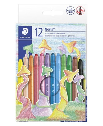 Lapis de Cera STAEDTLER NORIS Club 221NWP12 C/12 (Giratórios)