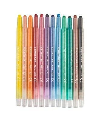 Lapis de Cera STAEDTLER NORIS Club 221NWP12 C/12 (Giratórios)