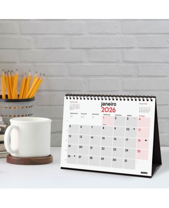 Calendário de Secretária 2026 Finocam 21x15cm