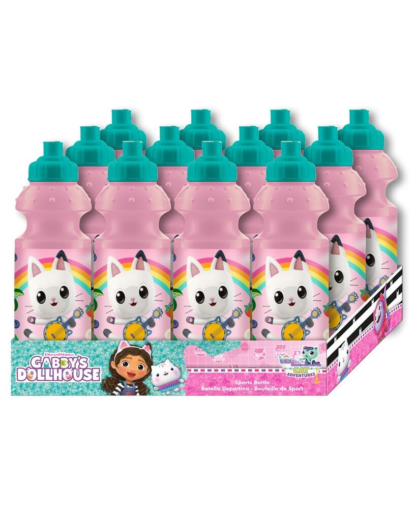Garrafa de água Gabby's Dollhouse 350ml