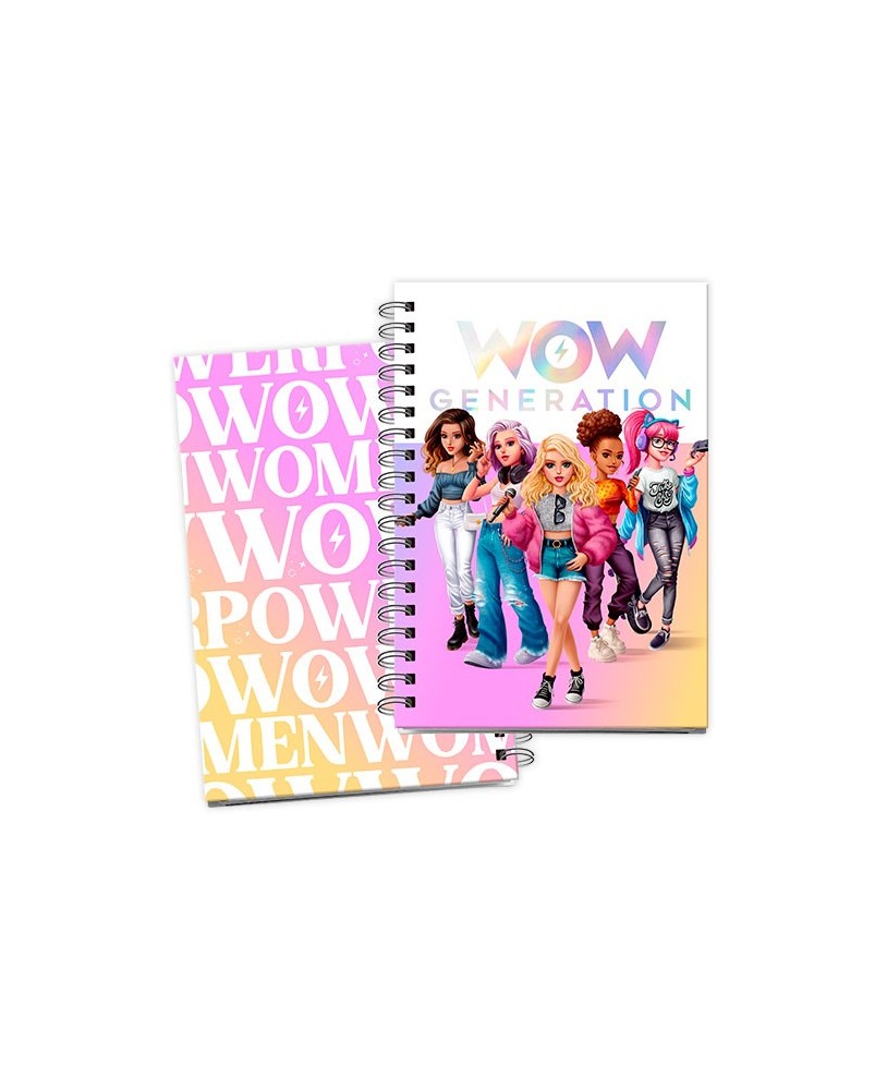 Wow Geração Caderno A5 Capa Dura