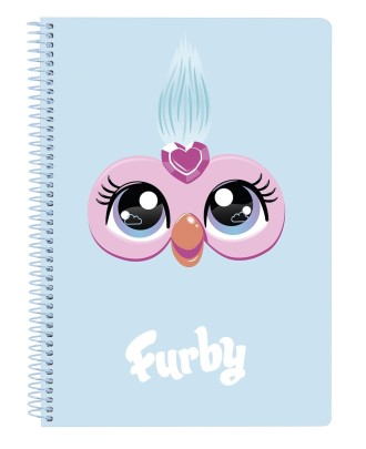 Caderno Espiral A5 Capa Dura  Safta FURBY