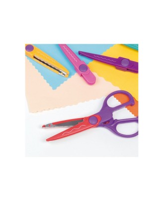 Tesoura criativa Maped Créa Cut - 2 tesouras + 10 lâminas extras