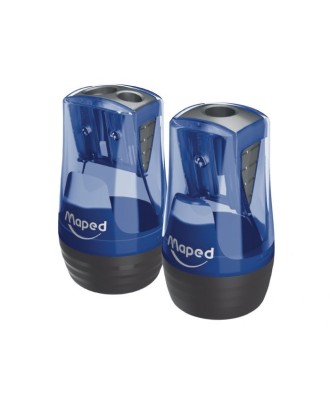 Afia de lápis Maped Tonic Metal - 1 furo - Azul