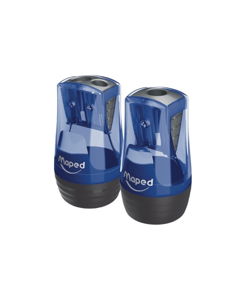 Afia de lápis Maped Tonic Metal - 1 furo - Azul