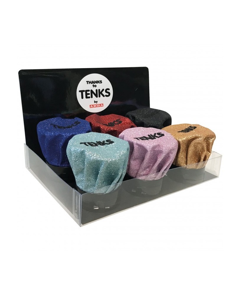 Afia de tecido com glitter de 3 furos TENKS ARDA