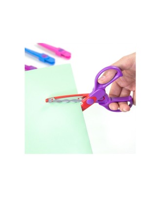 Tesoura criativa Maped Créa Cut - 2 tesouras + 10 lâminas extras