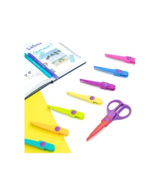 Tesoura criativa Maped Créa Cut - 2 tesouras + 10 lâminas extras