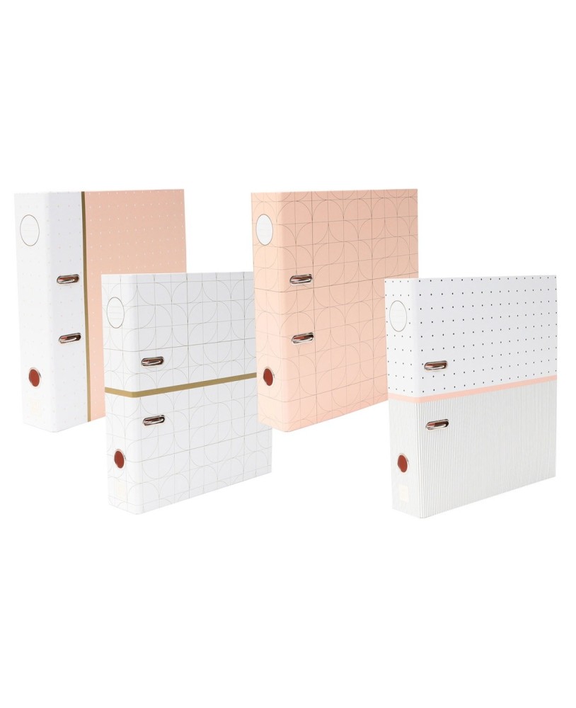 Dossier Escolar A4 Ancor Unique Lombada Larga 2 Argolas Sortido