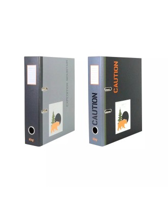 Dossier escolar A4 Ancor B’log Traveller Lombada Larga 2 Argolas Sortido