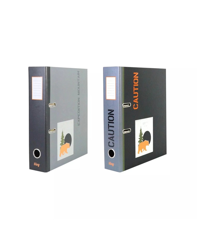 Dossier escolar A4 Ancor B’log Traveller Lombada Larga 2 Argolas Sortido