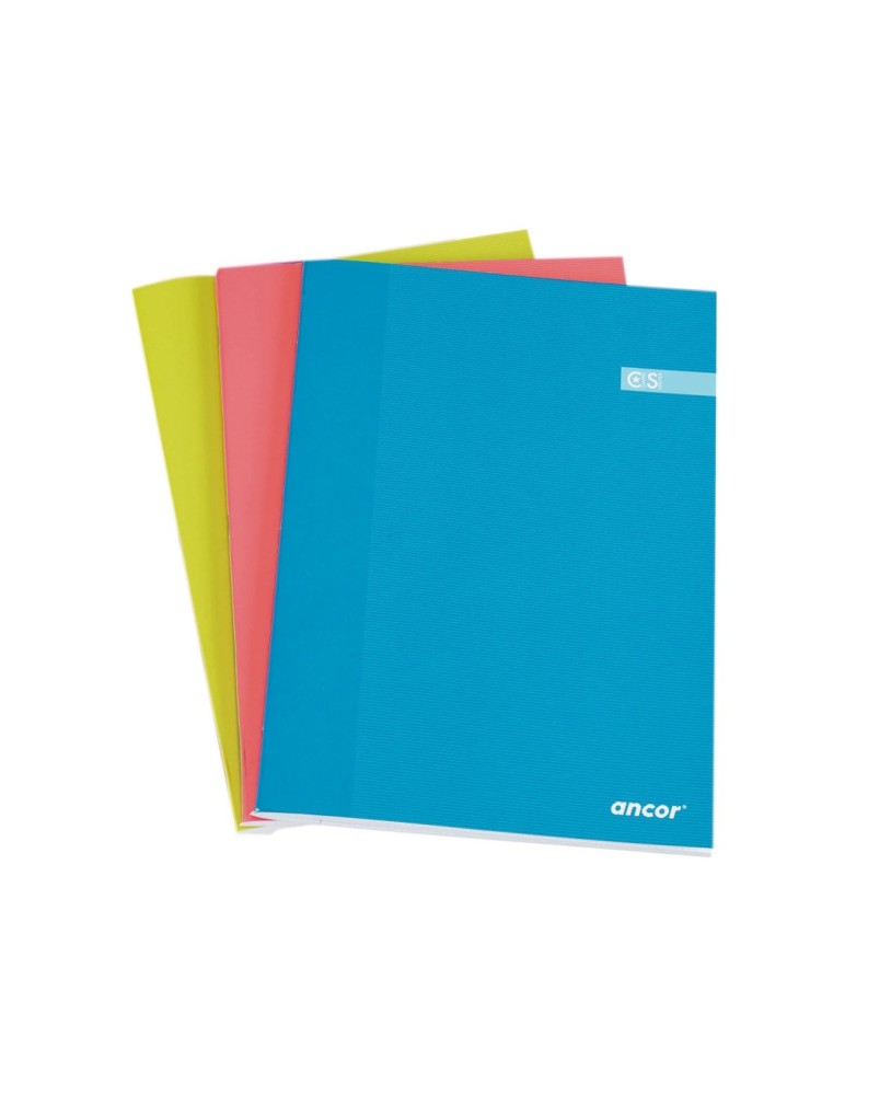 Caderno 2 Linhas A5 Agrafado Ancor Classic Stripes 20 Folhas 60g Sortido