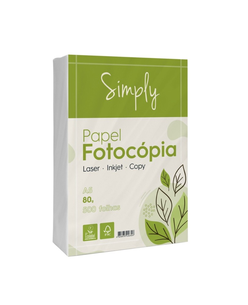 Papel Fotocópia A5 80g Branco