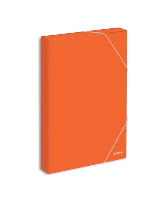 Pasta de Elásticos Almaço Ambar School Lombada de 40mm Cores Sortidas