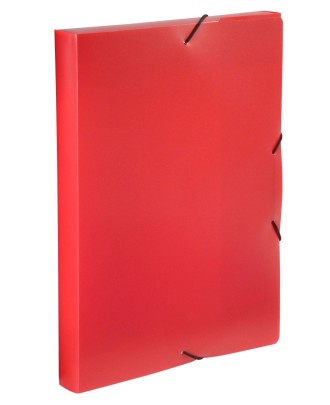 Pasta de Elásticos A4 Viquel Lombada de 30mm Vermelho