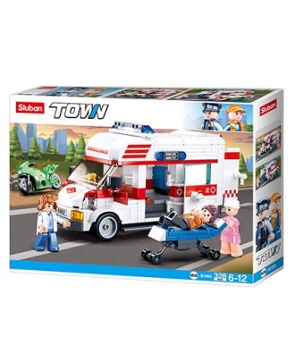 Ambulância Town 328Pcs