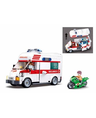 Ambulância Town 328Pcs