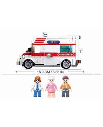 Ambulância Town 328Pcs
