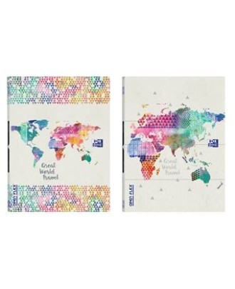 Caderno Pautado Oxford Openflex Travel Agrafado 48 Folhas A4