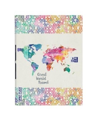 Caderno Pautado Oxford Openflex Travel Agrafado 48 Folhas A4