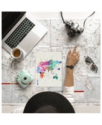 Caderno Pautado Oxford Openflex Travel Agrafado 48 Folhas A4