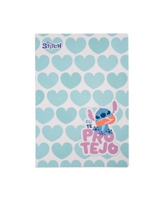 Caderno A4 Quadriculado 60 Folhas Heart Stitch Love