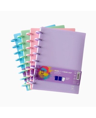 Caderno de Discos Unikolor Notebook 60 Folhas Pautado
