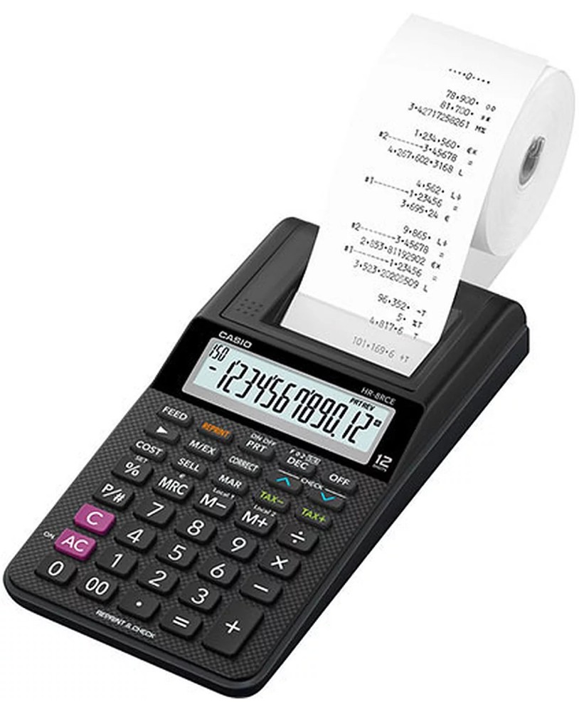 Calculadora Casio HR-8RCE-BK