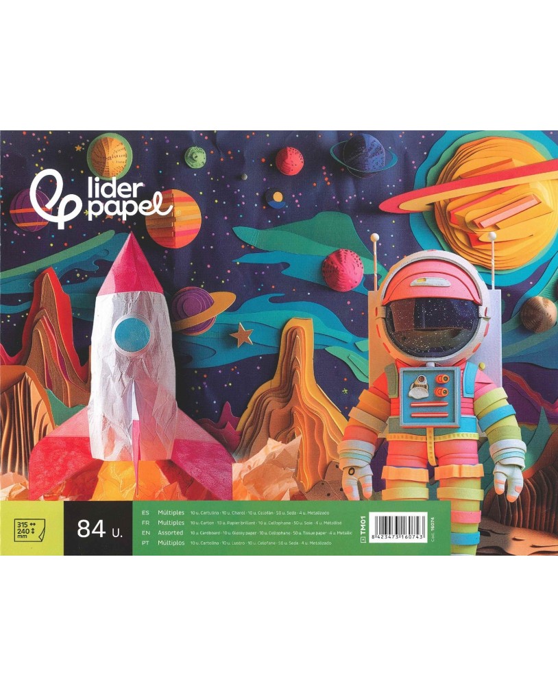 Bloco Trabalhos Manuais Liderpapel Diversos Folio 84 Folhas