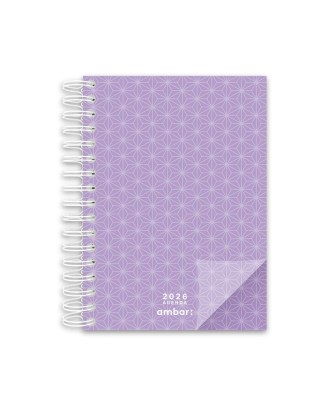 Agenda Diária A5 2026 Espiral Ambar Look