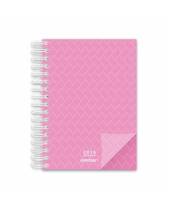 Agenda Diária A5 2026 Espiral Ambar Look