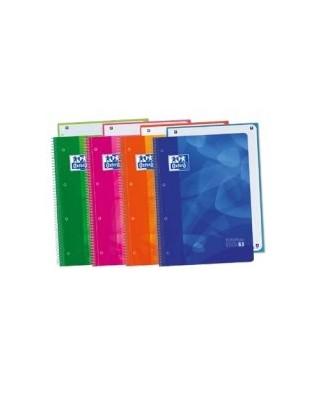 Caderno Espiral European Oxford PP A4 120 Folhas Pautado