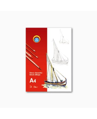 Bloco Desenho A4 120g 20 Folhas 4school