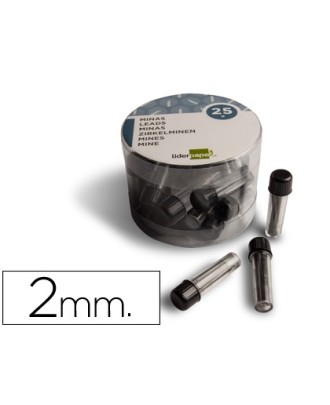 Minas para compasso 2mm estojo de 3 minas