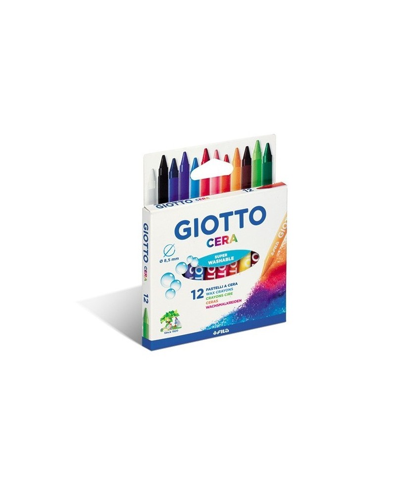 Lápis de Cera Giotto - 12 Unidades
