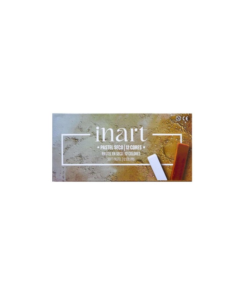 Caixa Pastel Seco Inart 12 Cores