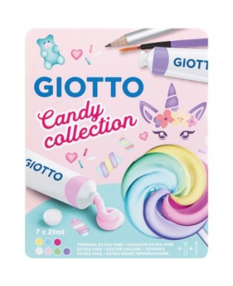 Giotto Candy Collection Tintas têmpera 21 ml